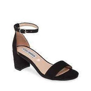 Steve Madden Girls JCarrson Block-Heel Sandals, 5 C/Gold Multi